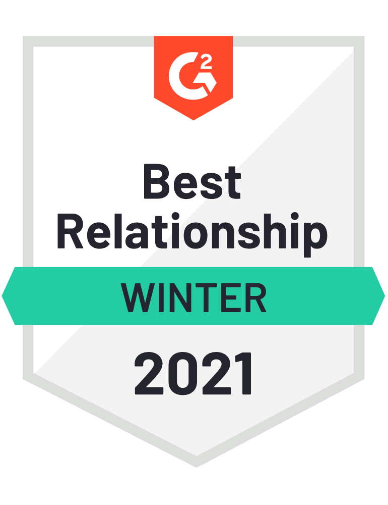 Scoro – G2 Relationship Index badge